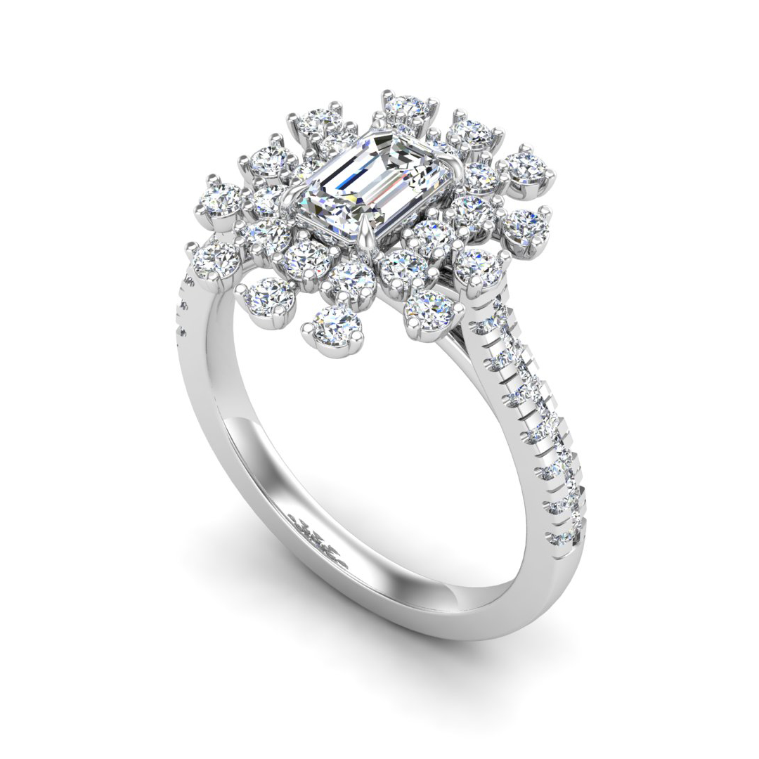 Janet Halo Engagement Ring